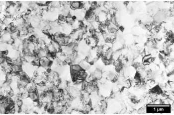 Nanostructure in a processed grade 2 titanium wire